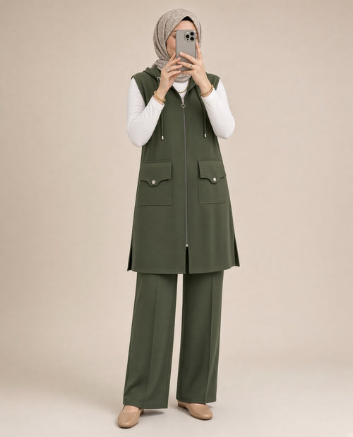 ensemble gilet rayhane