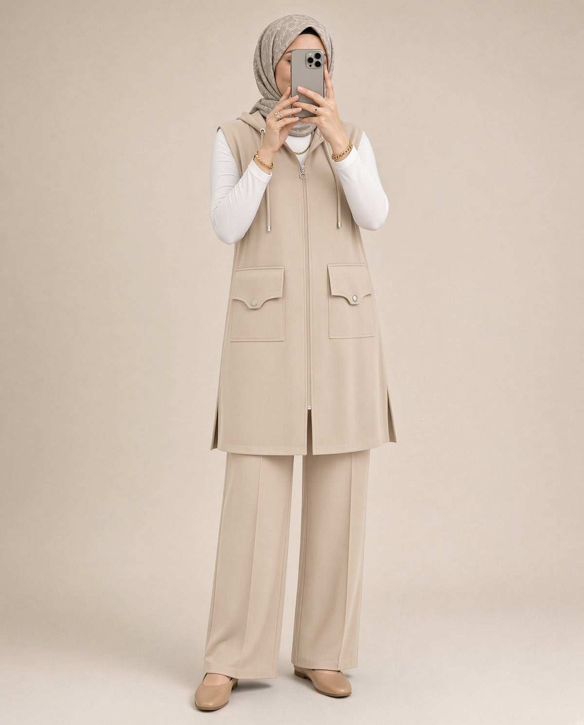 ensemble gilet rayhane